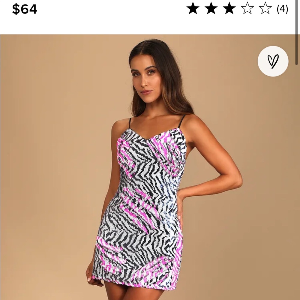 NWT Lulu’s Sparkle Dress